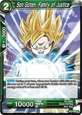 Son Goku | Ultra Instinct Son Goku, Limits Surpassed - BT9-100 - Uncommon
Universal Onslaught Singles