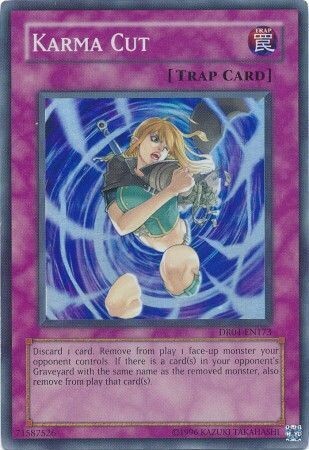 Karma Cut - DR04-EN173 - Super Rare
Dark Revelation 4 DR04