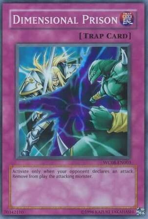 SJ Dimensional Prison - WC08-EN003 - Super Rare
Yu-Gi-Oh! Promo Cards /Danada)