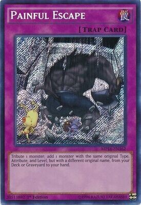 Painful Escape - MP16-EN162 - Secret Rare 1st Edition Yu-Gi-Oh! 2016 Mega-Tins 1st Edition Singles (espanol)