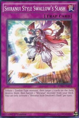 Shiranui Style Swallow&#39;s Slash - BOSH-EN075 - Common 1st Edition Breakers of Shadow 1st Edition Singles