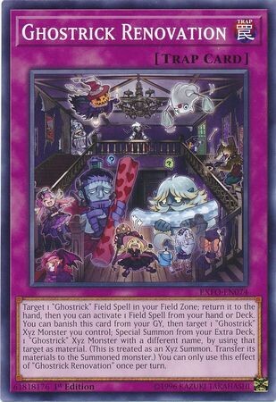 Ghostrick Renovation - EXFO-EN074 - Common 1st Edition Extreme Force [EXFO] 1st Edition Singles (espanol)