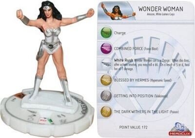 Wonder Woman (White Lantern) W-8 Chase Rare DC 75th Anniversary DC Heroclix
DC: 75th Anniversary Sin Tarjeta