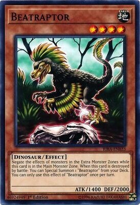 Beatraptor - RIRA-EN033 - Common 1st Edition Rising Rampage [RIRA] 1st Edition Singles (espanol)