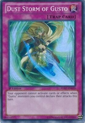 Dust Storm of Gusto - HA07-EN029 - Super Rare 1st Edition Hidden Arsenal 7: Knight of Stars 1st Edition Singles
