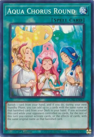 (Membresia) Aqua Chorus Round - DUNE-EN067 - Common 1st Edition Duelist Nexus 1st Edition Singles (español)