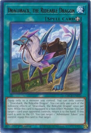 Dracoback, the Rideable Dragon - GRCR-EN032 - Rare 1st Edition The Grand Creators 1st Edition Singles (espanol)