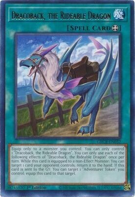 Dracoback, the Rideable Dragon - GRCR-EN032 - Rare 1st Edition The Grand Creators 1st Edition Singles