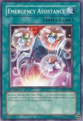Emergency Assistance - ANPR-EN049 - Common 1st Edition Ancient Prophecy [ANPR] 1st Edition Singles