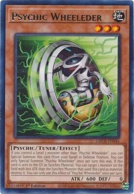 Psychic Wheeleder - GRCR-EN045 - Rare 1st Edition The Grand Creators 1st Edition Singles