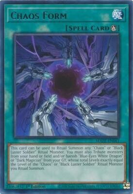 Chaos Form - MAZE-EN061 - Rare 1st Edition Maze of Memories 1st Edition Singles