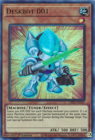 Deskbot 001 - GFP2-EN107 - Ultra Rare 1st Edition Ghosts From The Past: The 2nd Haunting 1st Edition Singles