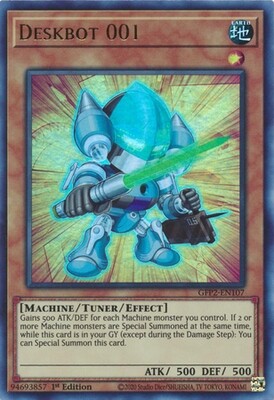 Deskbot 001 - GFP2-EN107 - Ultra Rare 1st Edition Ghosts From The Past: The 2nd Haunting 1st Edition Singles (espanol)