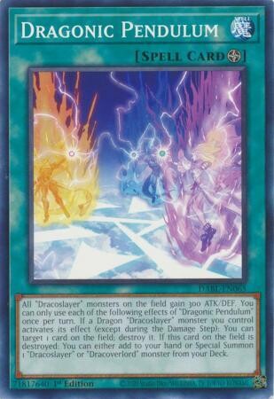 Dragonic Pendulum - DABL-EN065 - Common 1st Edition Darkwing Blast 1st Edition Singles (español)