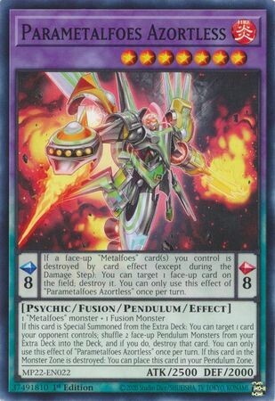 Parametalfoes Azortless - MP22-EN022 - Common 1st Edition
2022 Mega-Tin: Pharaoh&#39;s Gods 1st Edition Singles
