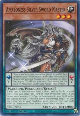Amazoness Silver Sword Master - DABL-EN094 - Common 1st Edition
Darkwing Blast 1st Edition Singles