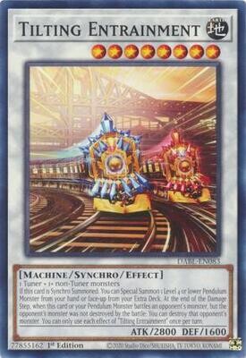 Tilting Entrainment - DABL-EN083 - Common 1st Edition Darkwing Blast 1st Edition Singles