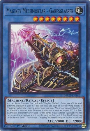Magikey Mechmortar - Garesglasser - MP22-EN140 - Common 1st Edition 2022 Mega-Tin: Pharaoh&#39;s Gods 1st Edition Singles