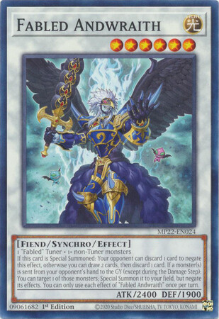 Fabled Andwraith - MP22-EN024 - Common 1st Edition 2022 Mega-Tin: Pharaoh&#39;s Gods 1st Edition Singles