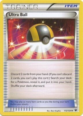 Ultra Ball - 113/124 - Uncommon XY: Fates Collide Singles