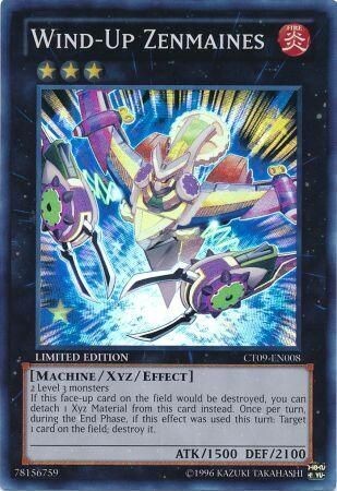 Wind-Up Zenmaines - CT09-EN008 - Super Rare Limited Edition Yu-Gi-Oh! Promo Cards
