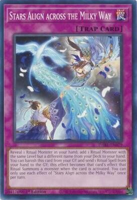 Stars Align across the Milky Way - DABL-EN079 - Common 1st Edition Darkwing Blast 1st Edition Singles (español)