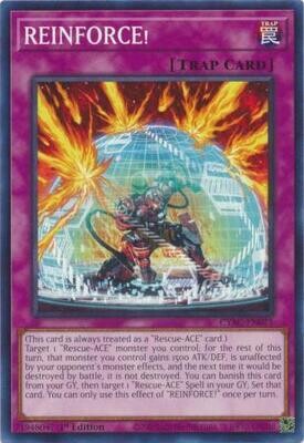 REINFORCE! - CYAC-EN075 - Common 1st Edition Cyberstorm Access 1st Edition Singles (espanol)