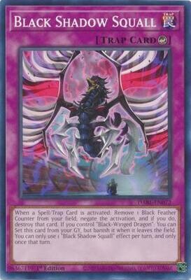 Black Shadow Squall - DABL-EN072 - Common 1st Edition Darkwing Blast 1st Edition Singles (espanol)