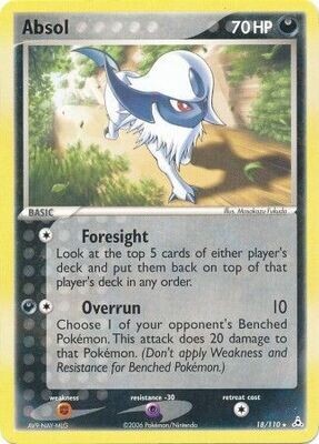 Absol - 18/110 - Rare
Ex Holon Phantoms Singles