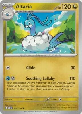 Altaria - 160/197 - Uncommon Obsidian Flames Singles