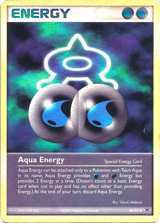Aqua Energy - 86/95 - Uncommon Reverse Holo
Ex Team Magma vs. Team Aqua Reverse Holo Singles