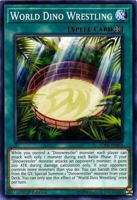 World Dino Wrestling - SOFU-EN054 - Common 1st Edition
Soul Fusion 1st Edition Singles