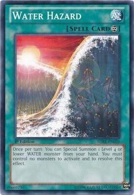 Water Hazard - SDRE-EN026 - Common 1st Edition Structure Deck: Realm of the Sea Emperor 1st Edition Singles