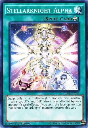 Stellarknight Alpha - DUEA-EN057 - Common 1st Edition
Duelist Alliance 1st Edition Singles