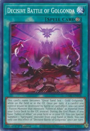 Decisive Battle of Golgonda - DABL-EN054 - Common 1st Edition Darkwing Blast 1st Edition Singles