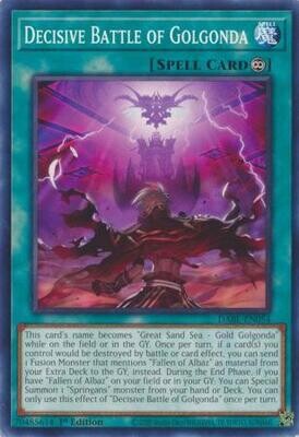 Decisive Battle of Golgonda - DABL-EN054 - Common 1st Edition Darkwing Blast 1st Edition Singles
