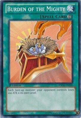 Burden of the Mighty - SDOK-EN030 - Common 1st Edition
Structure Deck: Onslaught of the Fire Kings [SDOK (español)]