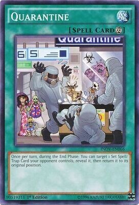 Quarantine - INOV-EN066 - Common 1st Edition
Invasion Vengeance 1st Edition Singles (español)