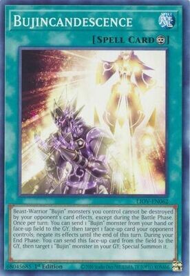 Bujincandescence - LIOV-EN062 - Common 1st Edition Lightning Overdrive: LIOV 1st Edition Singles