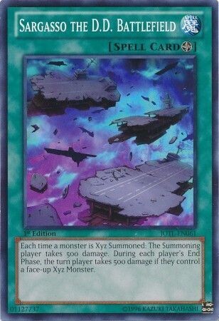 Sargasso the D.D. Battlefield - JOTL-EN061 - Common 1st Edition Judgment of the Light 1st Edition Singles