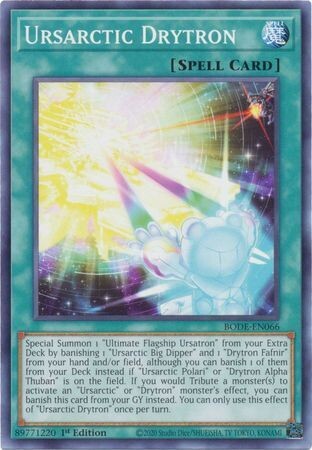 Ursarctic Drytron - BODE-EN066 - Common 1st Edition Burst of Destiny 1st Edition Singles (español)