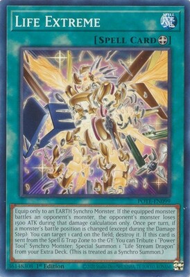 Life Extreme - POTE-EN099 - Common 1st Edition Power of the Elements 1st Edition Singles