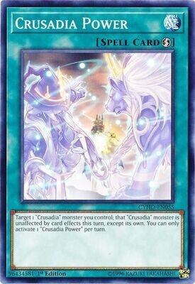 Crusadia Power - CYHO-EN055 - Common 1st Edition Cybernetic Horizon 1st Edition Singles (español)