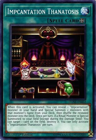 Impcantation Thanatosis - DANE-EN062 - Common 1st Edition Dark Neostorm 1st Edition Singles(español)