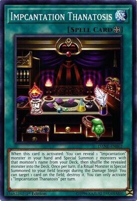 Impcantation Thanatosis - DANE-EN062 - Common 1st Edition Dark Neostorm 1st Edition Singles(español)