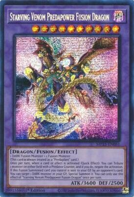 Starving Venom Predapower Fusion Dragon MP23-EN081 Prismatic Secret Rare 1st Edition
Mega Tin 2023 Dueling Heroes Singles