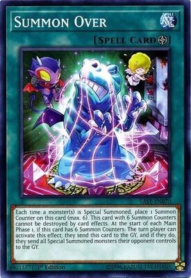 Summon Over - SAST-EN070 - Common 1st Edition Savage Strike 1st Edition Singles(español)
