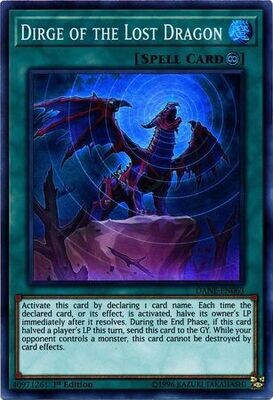 Dirge of the Lost Dragon - DANE-EN063 - Super Rare 1st Edition Dark Neostorm 1st Edition Singles *Espanol*