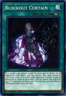 Blockout Curtain - RIRA-EN065 - Common 1st Edition Rising Rampage [RIRA] 1st Edition Singles(español)