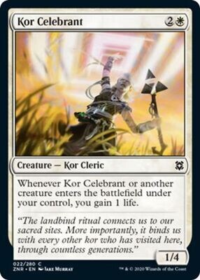 Kor Celebrant 022/280 - Zendikar Rising Singles